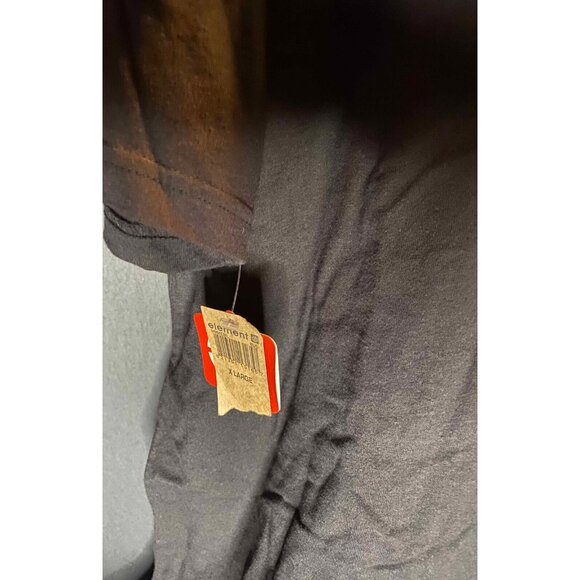 Element Mens XL Black Short Sleeve V Neck Skater T-Shirt Tee NWT - Picture 3 of 6